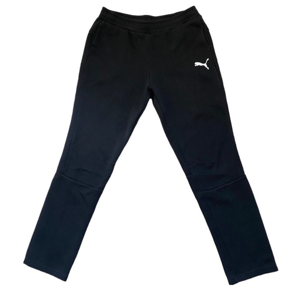 Puma Solid Women Black Sweat Pants Size XL/TTG (youth) - Picture 2 of 8